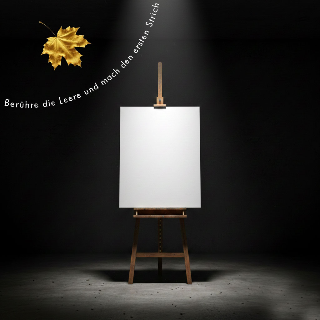 Die weiße Leinwand die weisse leinwand